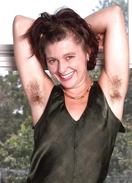 25P Miscellaneous girls showing hairy, unshaven armpits 3