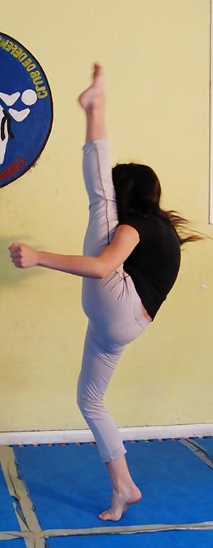 20P Ninja Girl!! Karate gym training day. Ready to kick ass!!