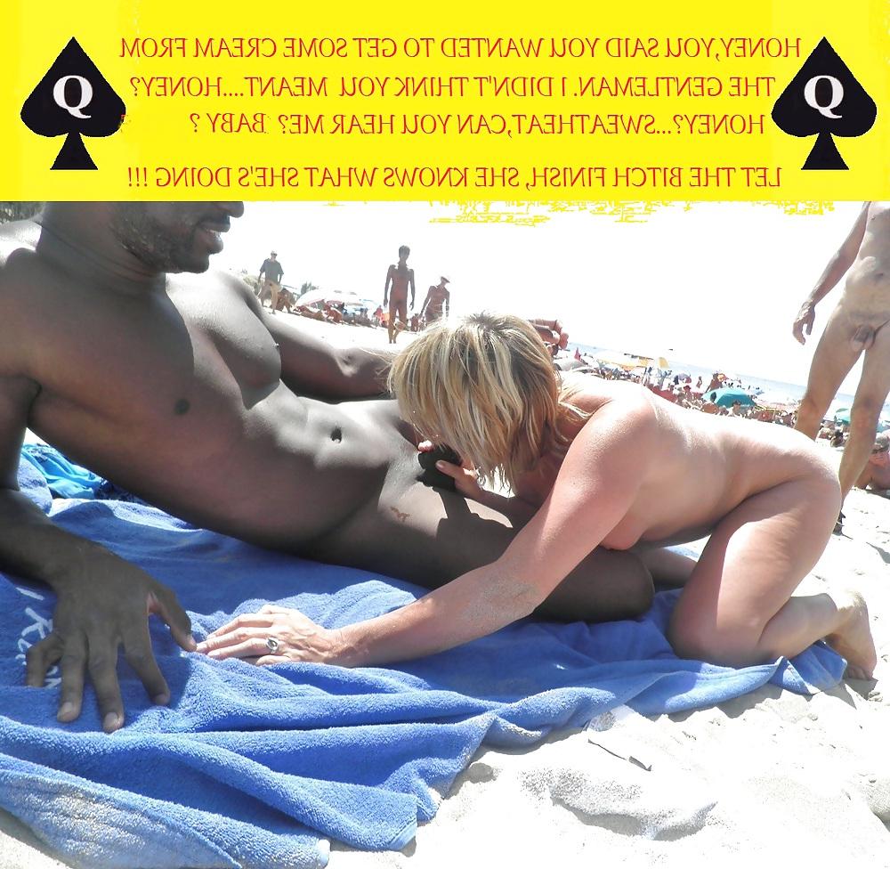 15P Interracial-Bildunterschriften: BBC trainiert ihre Sissy's 11