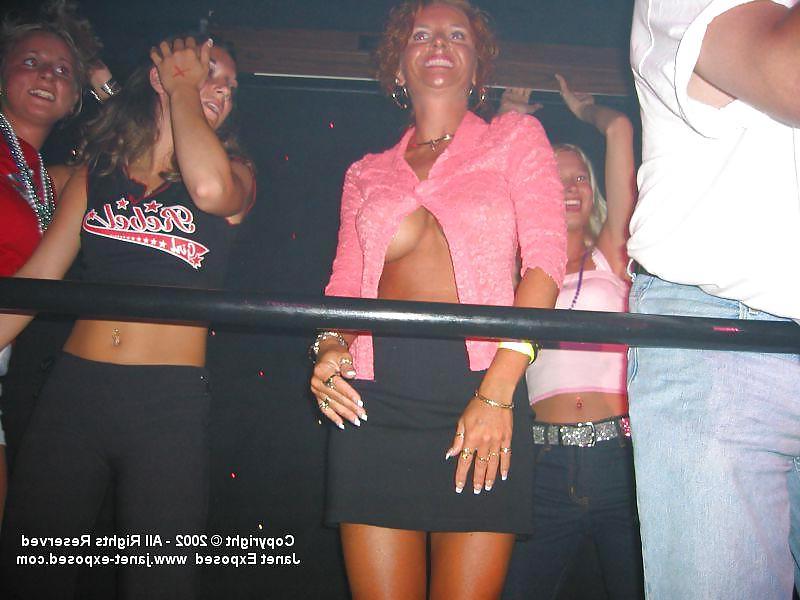 12P Janet Mason - Flashing & Topless Dancing At A Club
