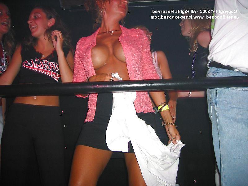 12P Janet Mason - Flashing & Topless Dancing At A Club