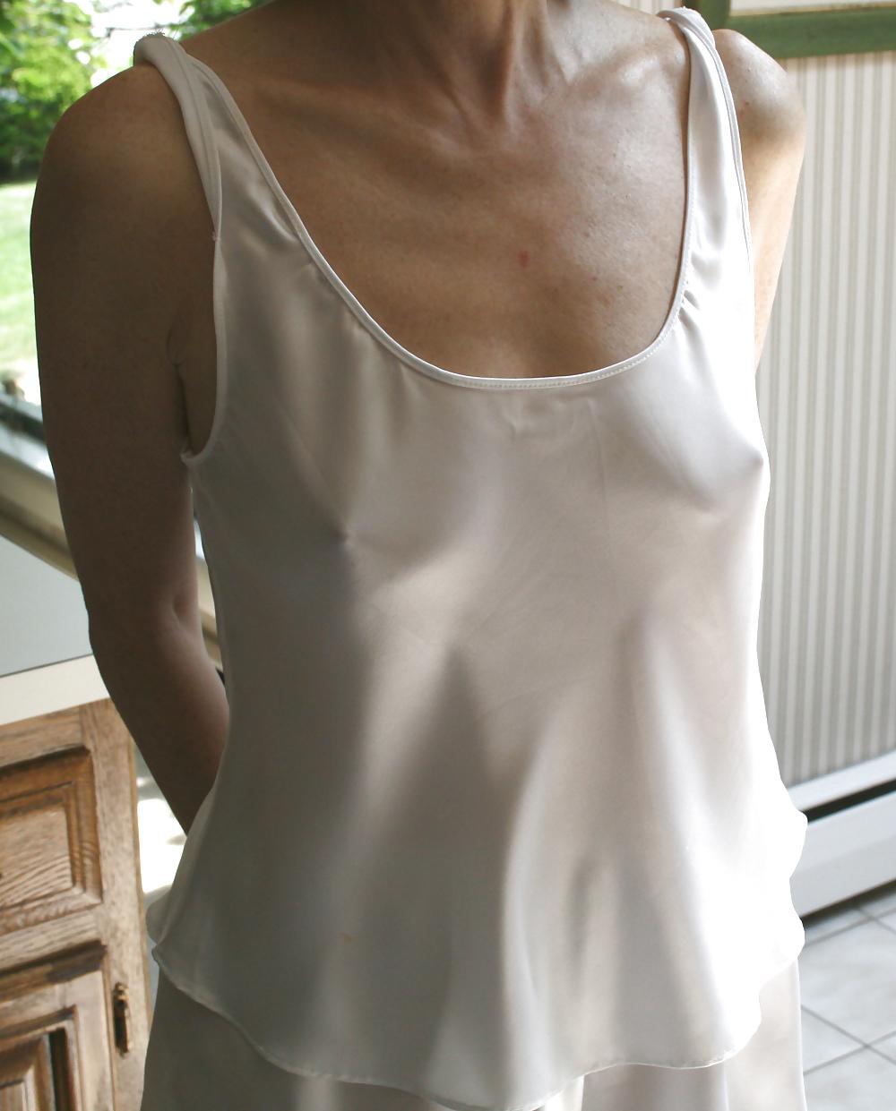 9P Me in my nice, comfy, satin pajamas.
