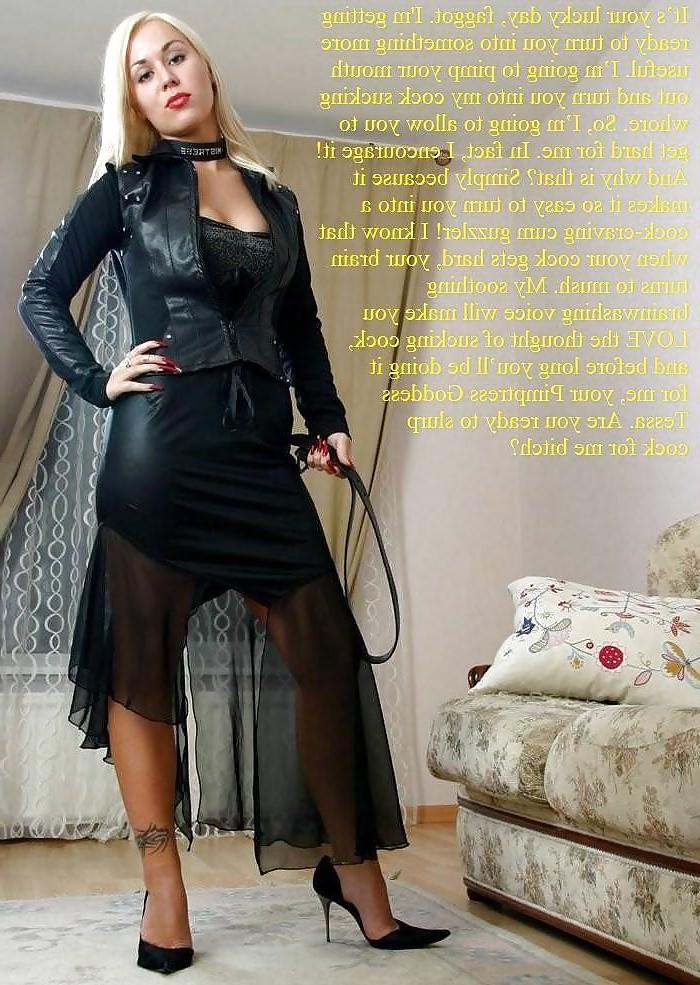 25P Femdom captions