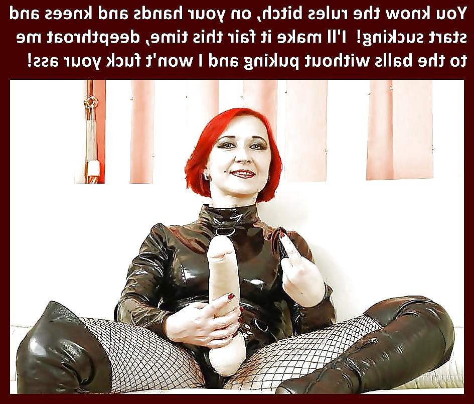 25P Femdom captions