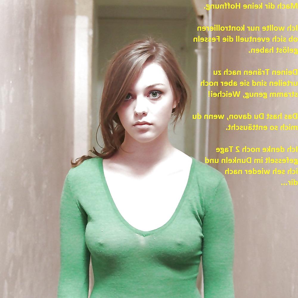 12P Femdom captions german various babes 