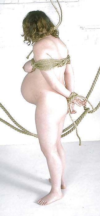 25P Pregnant and Tied - Bondage Sluts