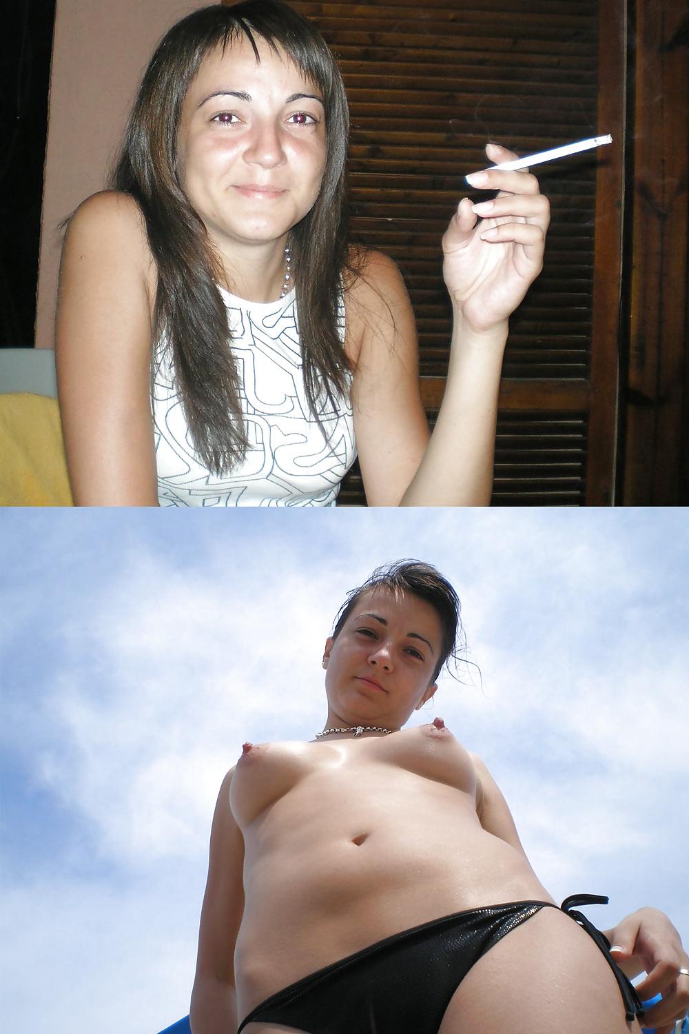 13P Bulgarian girls dressed and undressed