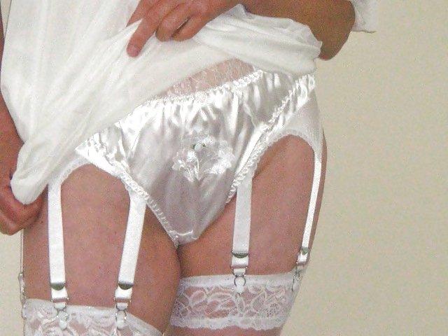 25P Kim in Satin and Silky panties 