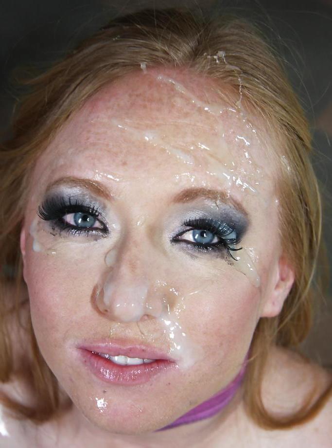 25P Bukkake faces 12