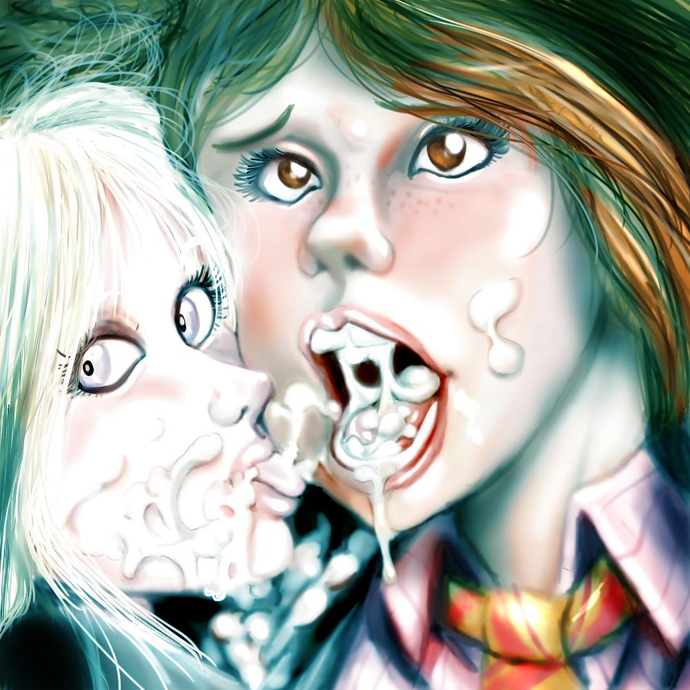 25P Bukkake Hentai 5