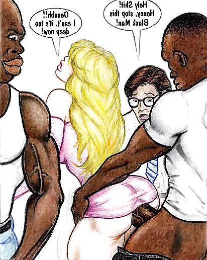 25P Interracial toons