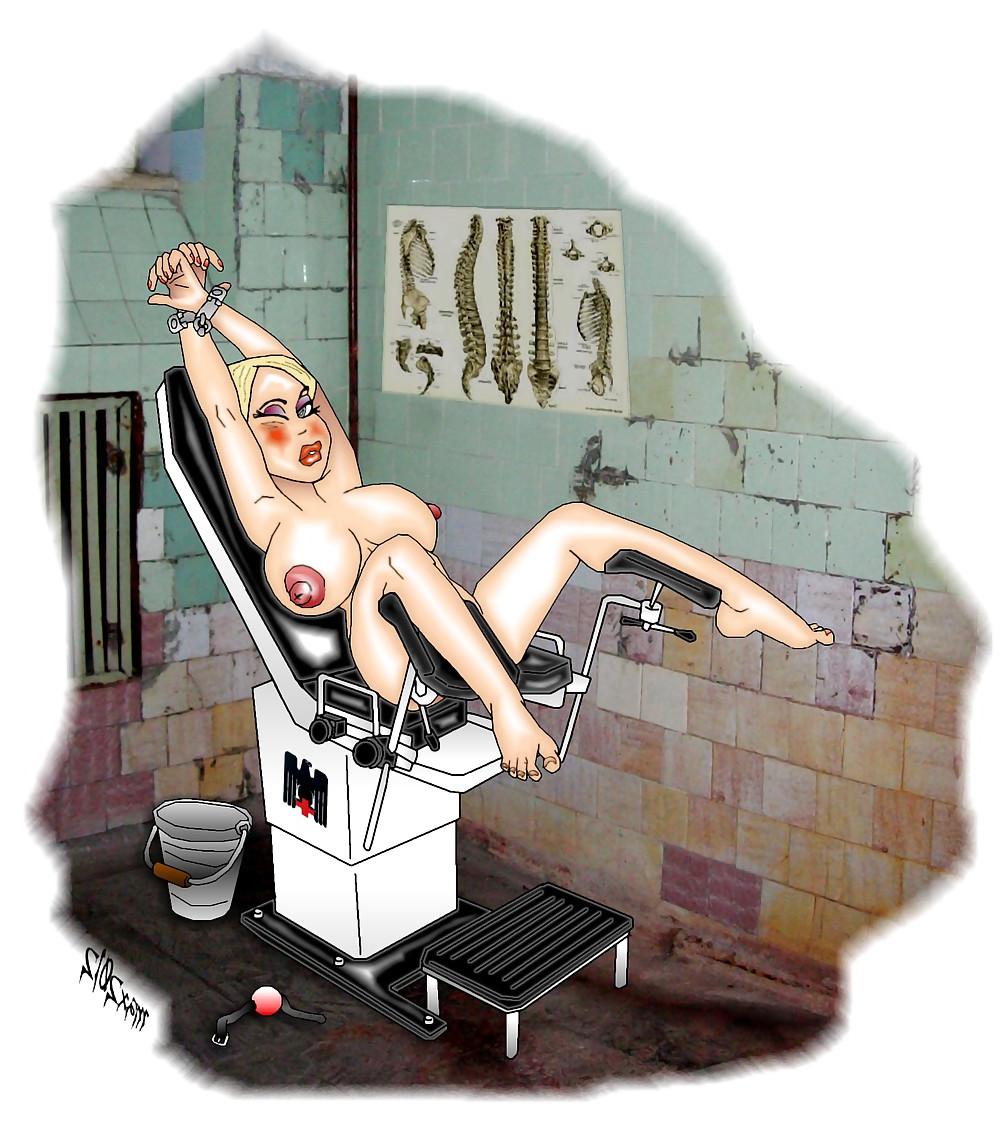 25P Light hearted cartoon women are put through severe BDSM