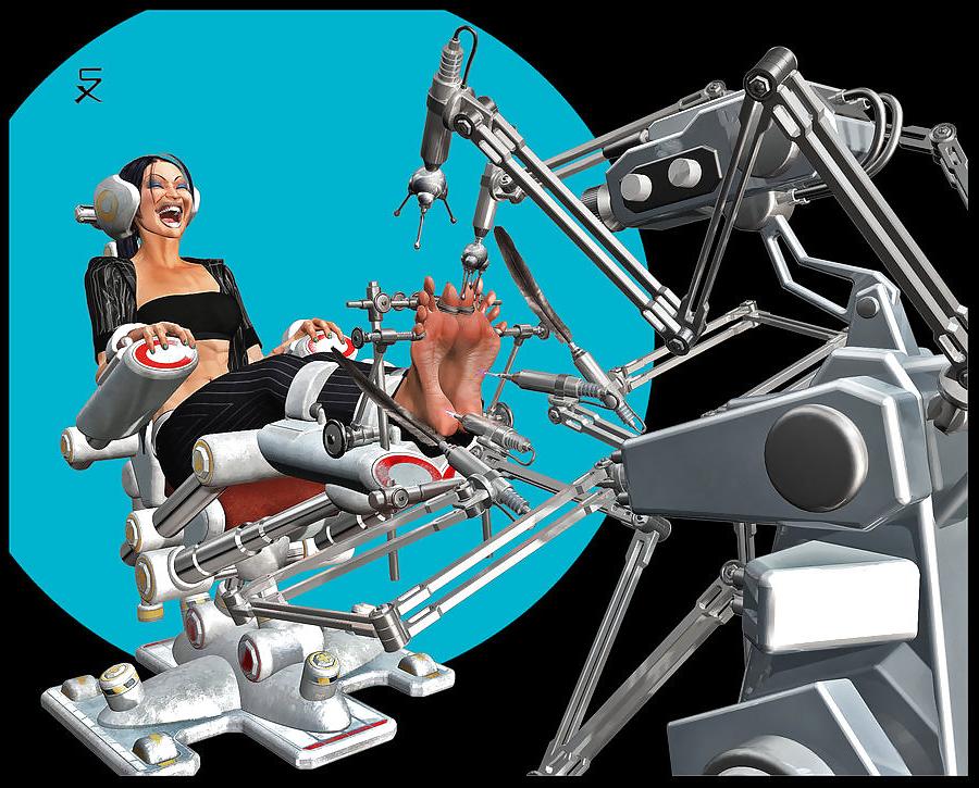 9P Yuri Hausen taps his imagination to create vivid 3d BDSM