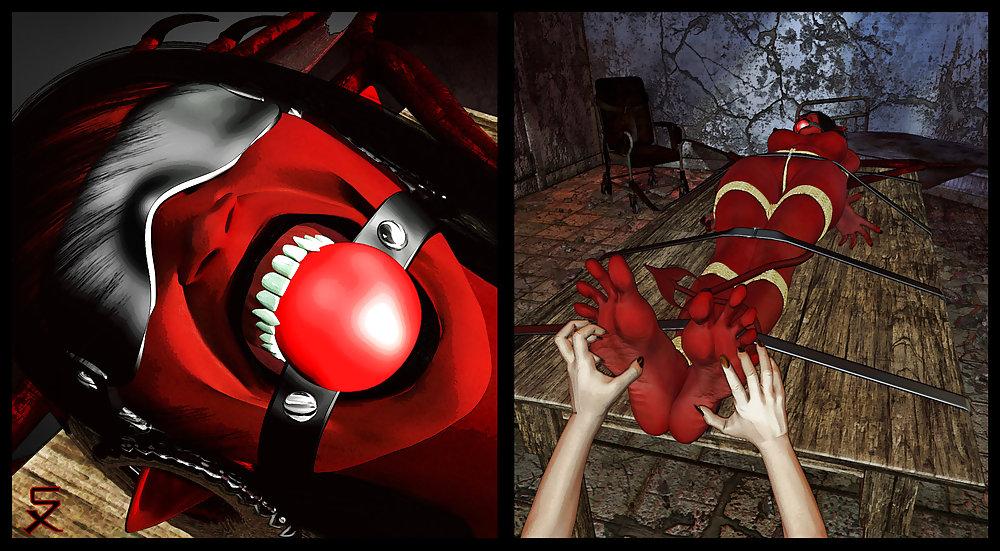 9P Yuri Hausen taps his imagination to create vivid 3d BDSM