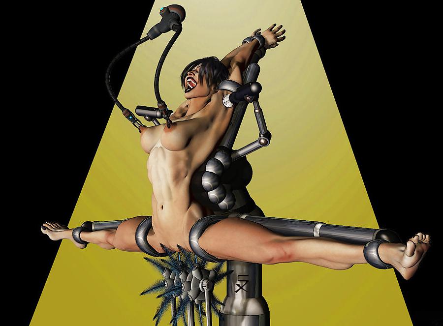 9P Yuri Hausen taps his imagination to create vivid 3d BDSM