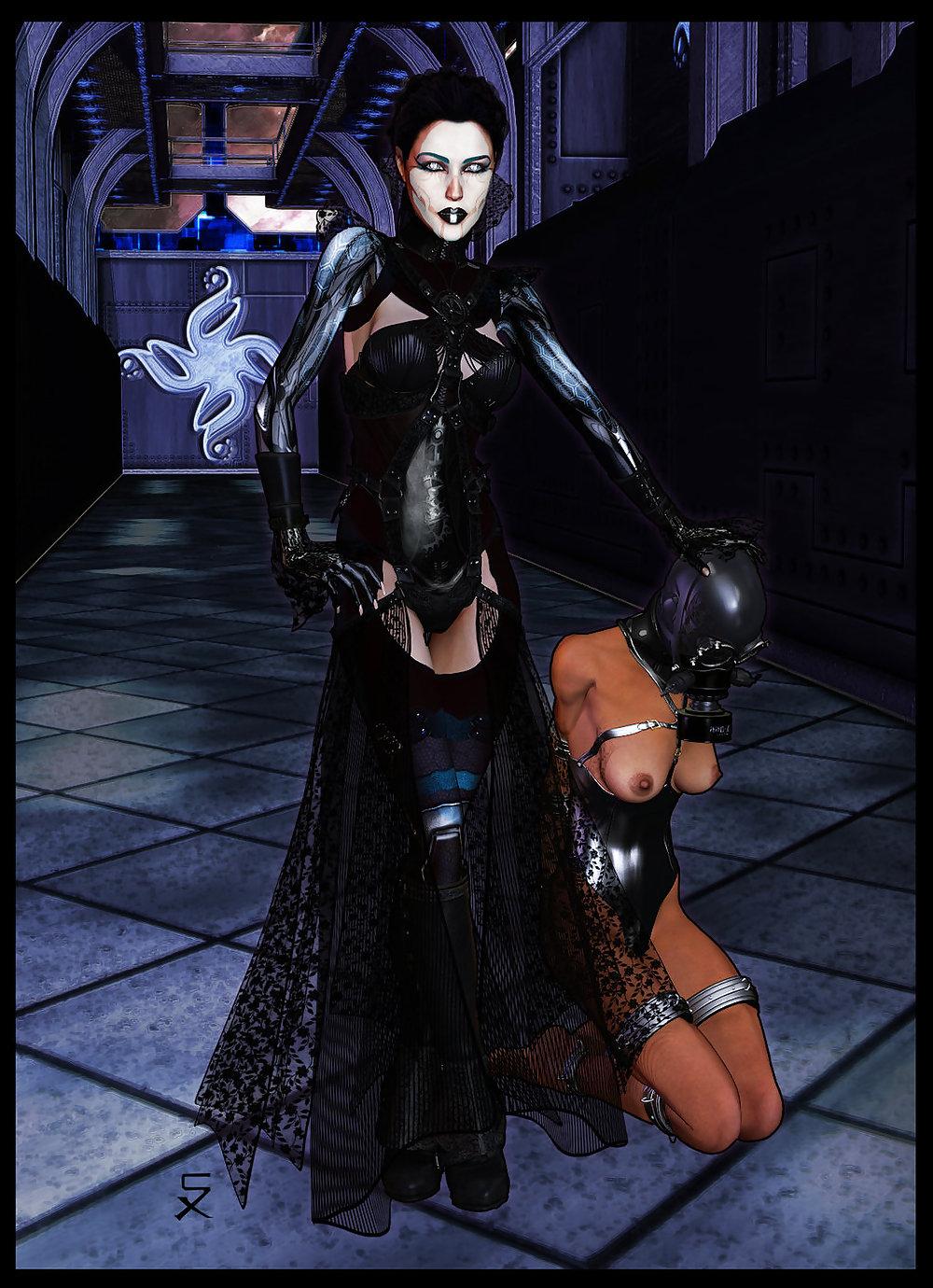 9P Yuri Hausen taps his imagination to create vivid 3d BDSM