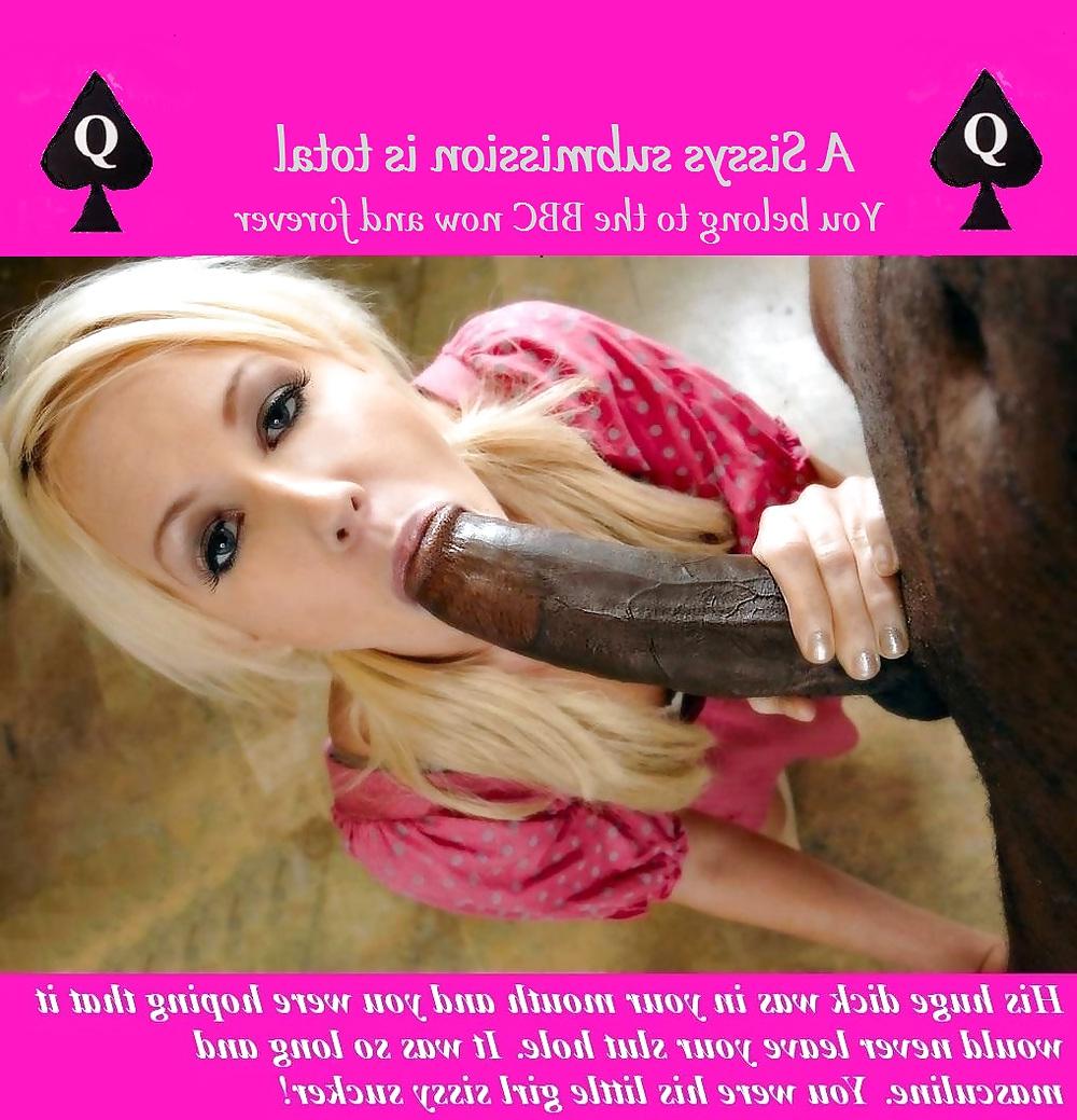 15P Interracial Captions: BBC's training their Sissy's 6