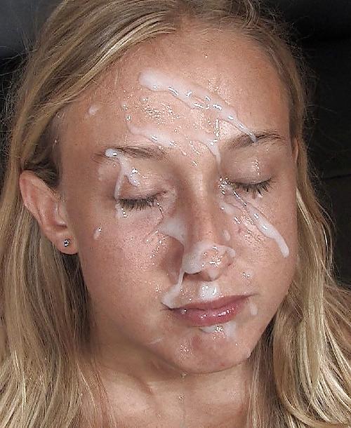 25P Bukkake faces 11