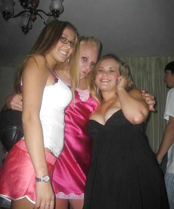 22P Even more sexy satin amateur girls