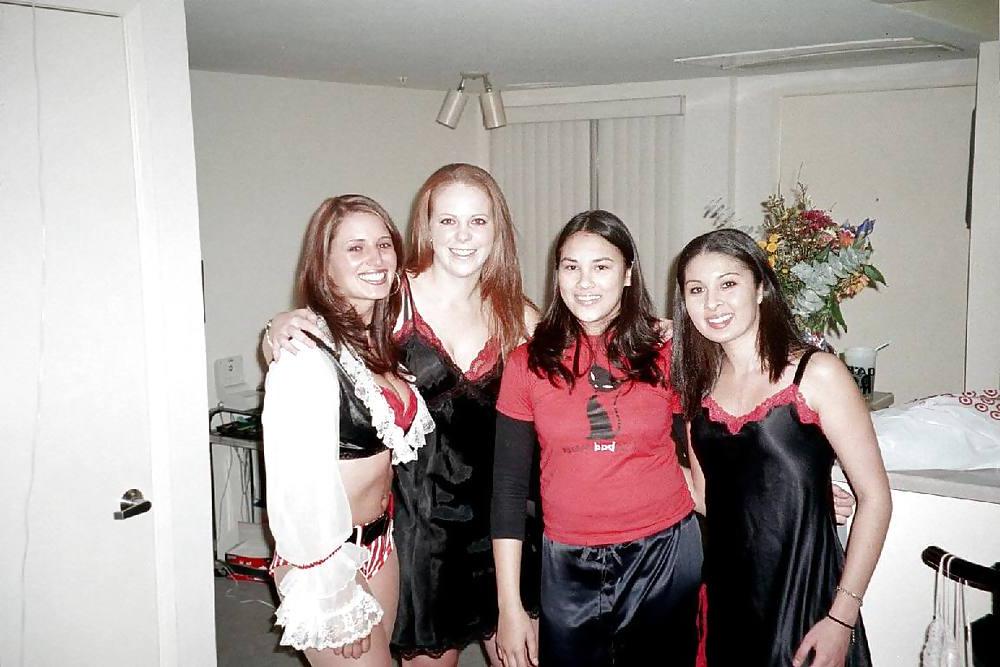 22P Even more sexy satin amateur girls