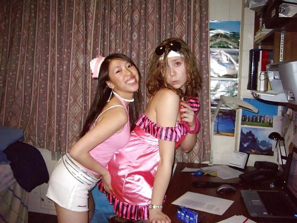 22P Even more sexy satin amateur girls