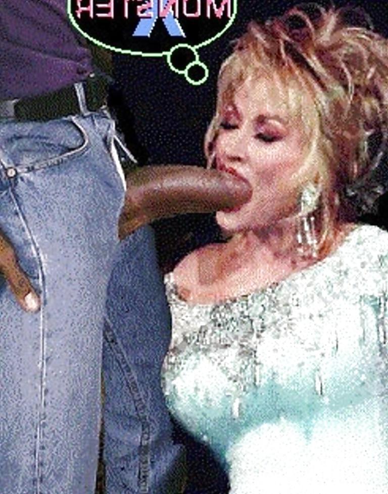 9P Niggerloving Dolly Parton (Interracial Fakes)
