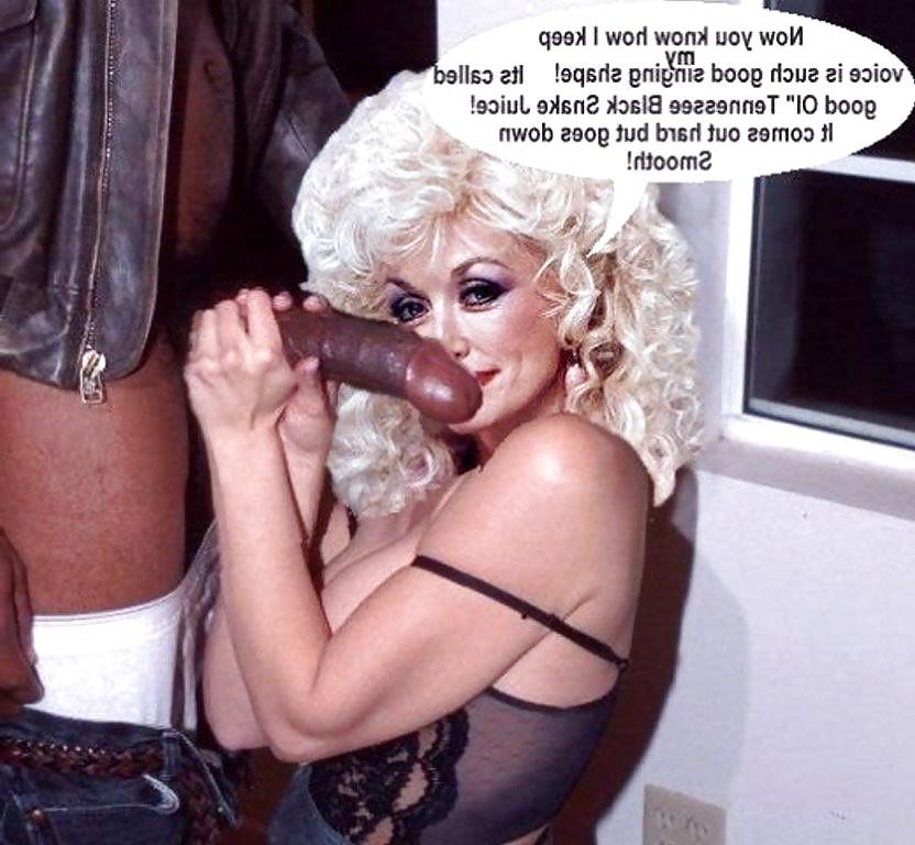 9P Niggerloving Dolly Parton (Interracial Fakes)
