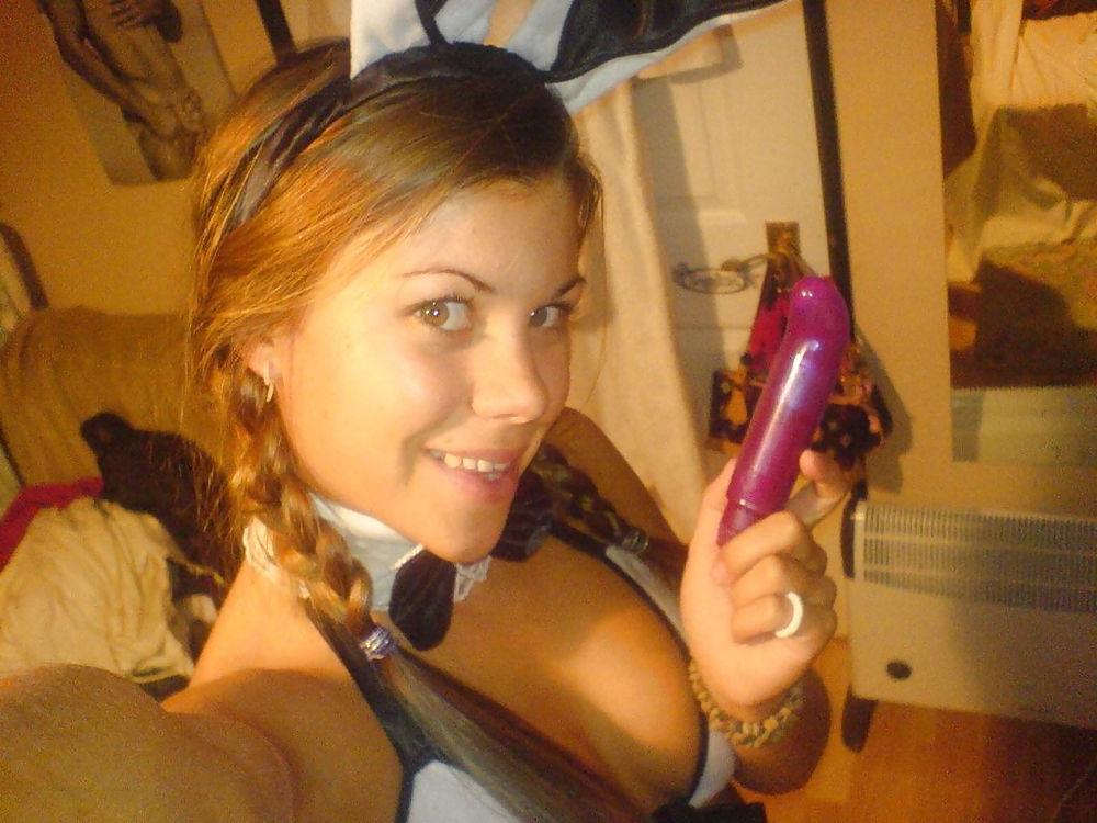 13P Tina the masturbating Bunny!