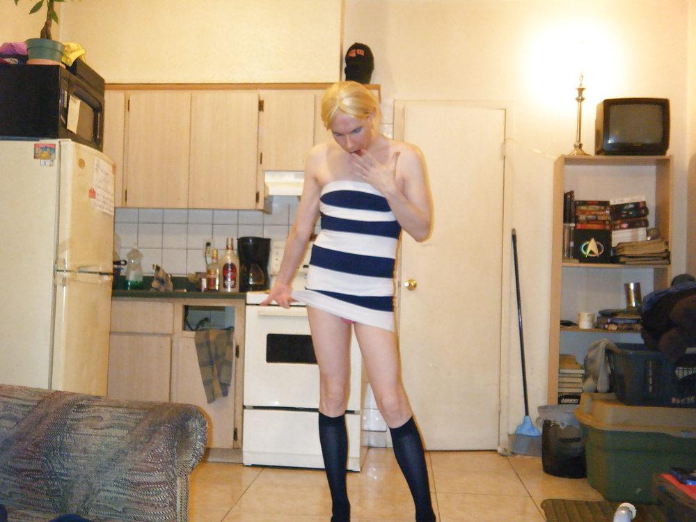 7P Hot tranny club dress MORE