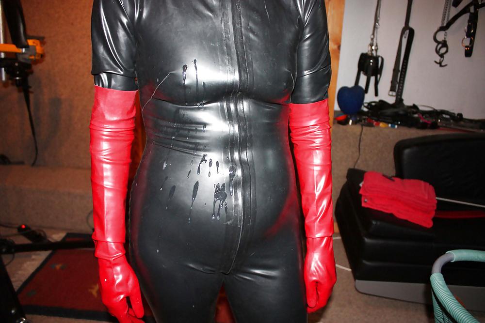 15P BBW mature femdom pvc latex leather strapon 03