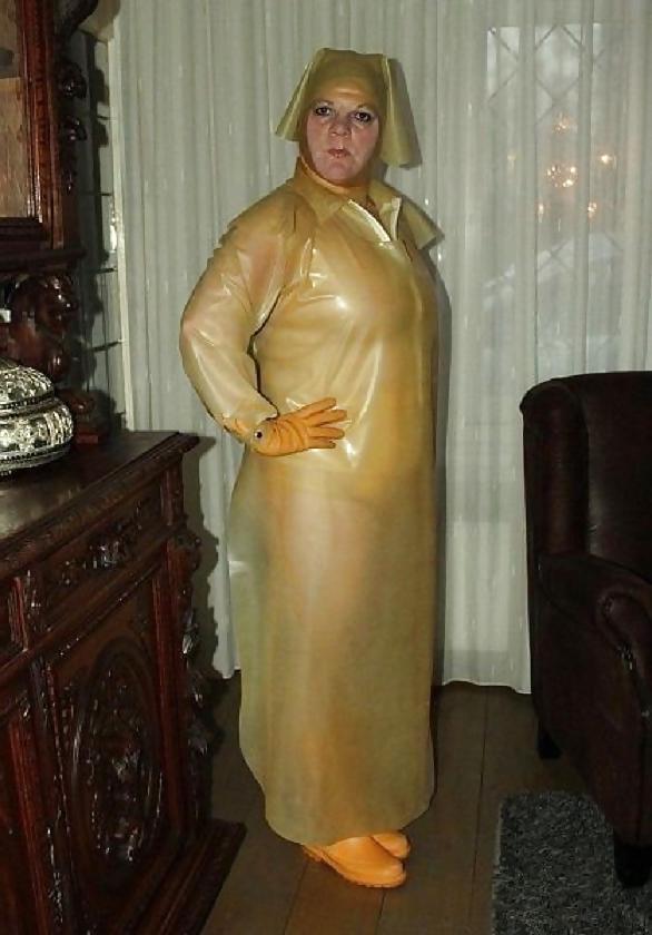 14P BBW mature femdom pvc latex leather strapon 05