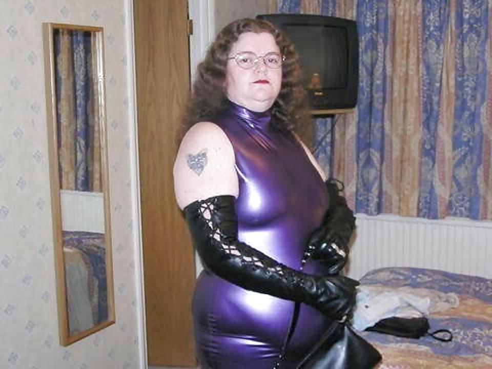 15P BBW mature femdom pvc latex leather strapon  08