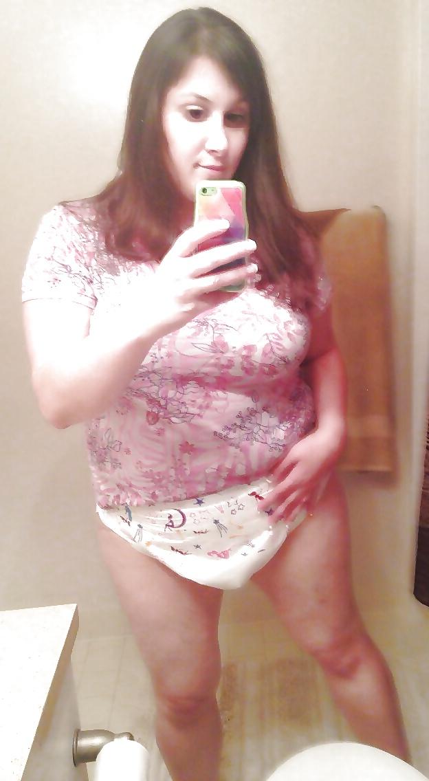 25P Girls in Diaper