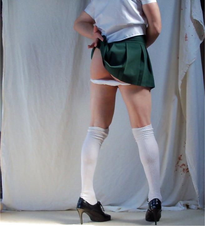 20P College. School. School Uniform, schoolgirl tranny