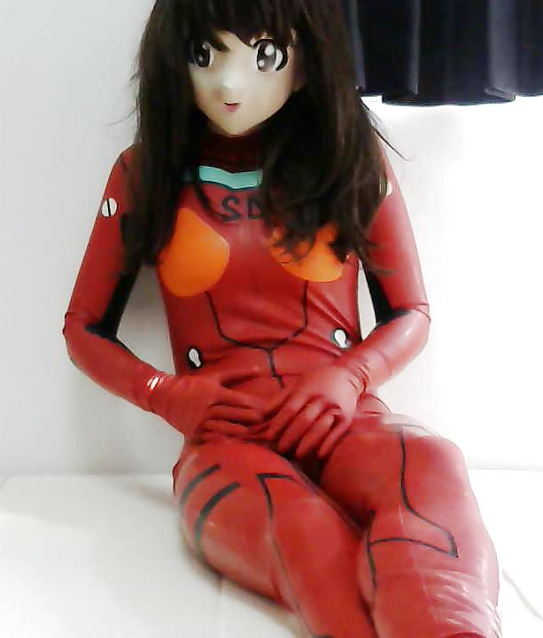 5P Kigurumi latex plugsuits