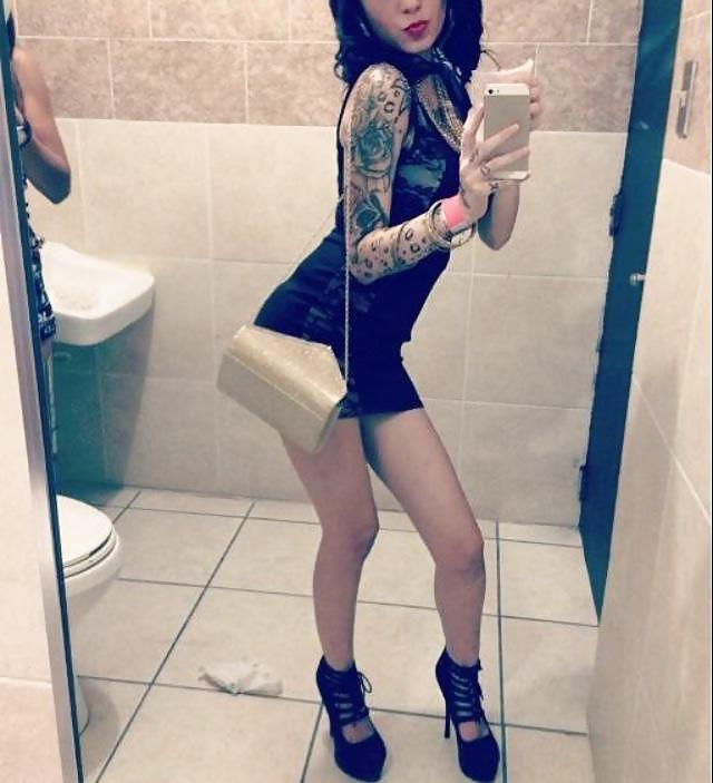 25P Sexy Latina MILF With Tattoos 
