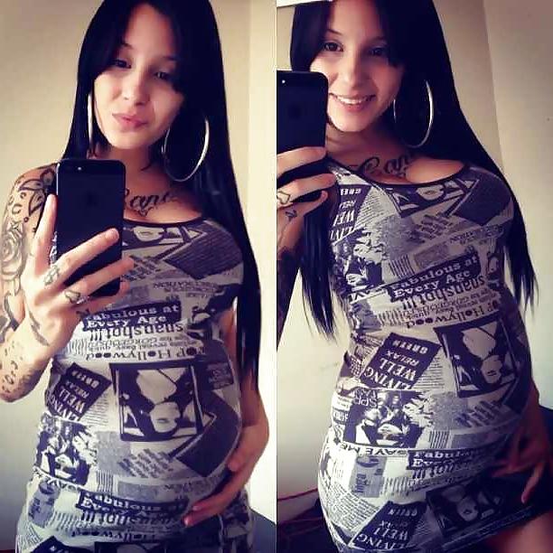 25P Sexy Latina MILF With Tattoos 