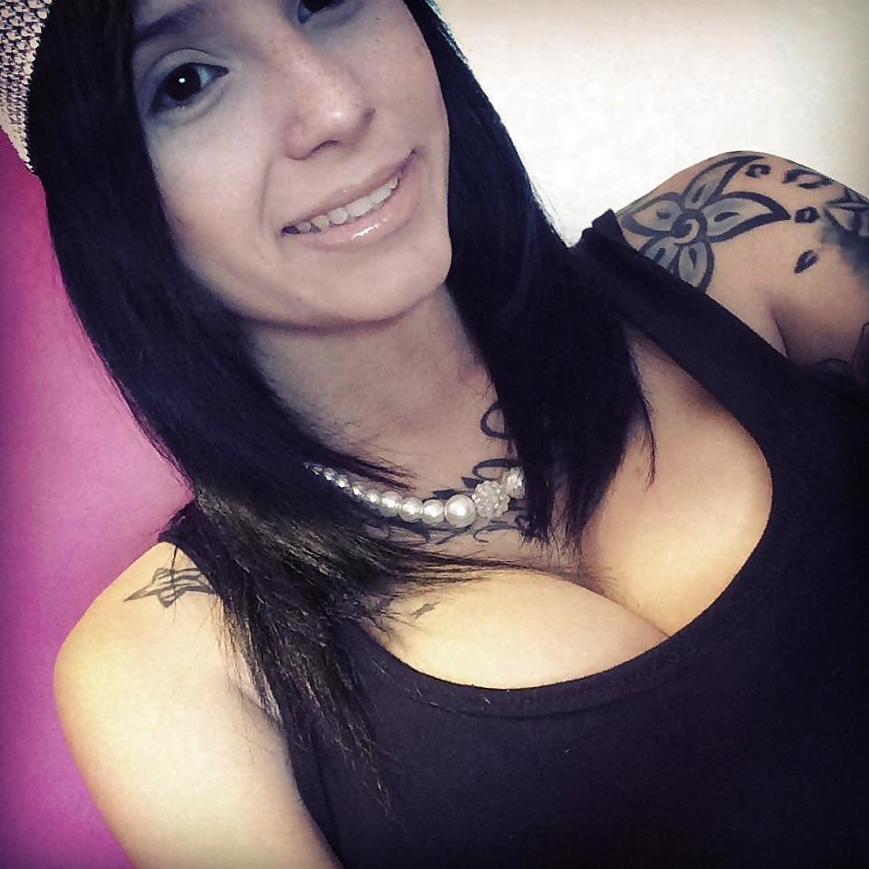 25P Sexy Latina MILF With Tattoos 