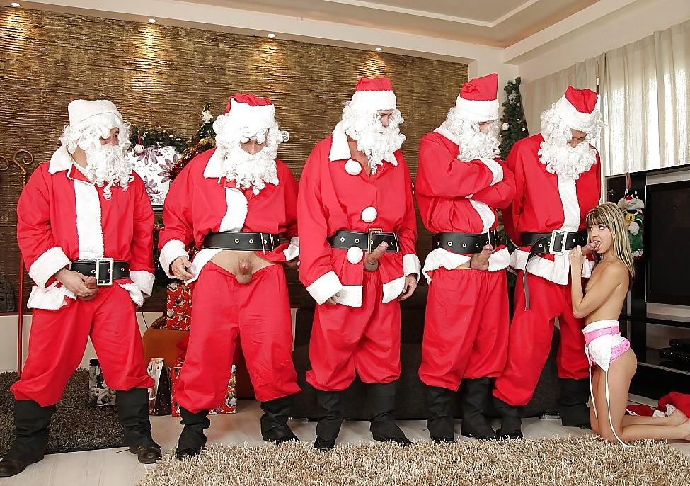 25P Five Santa Claus for a teen
