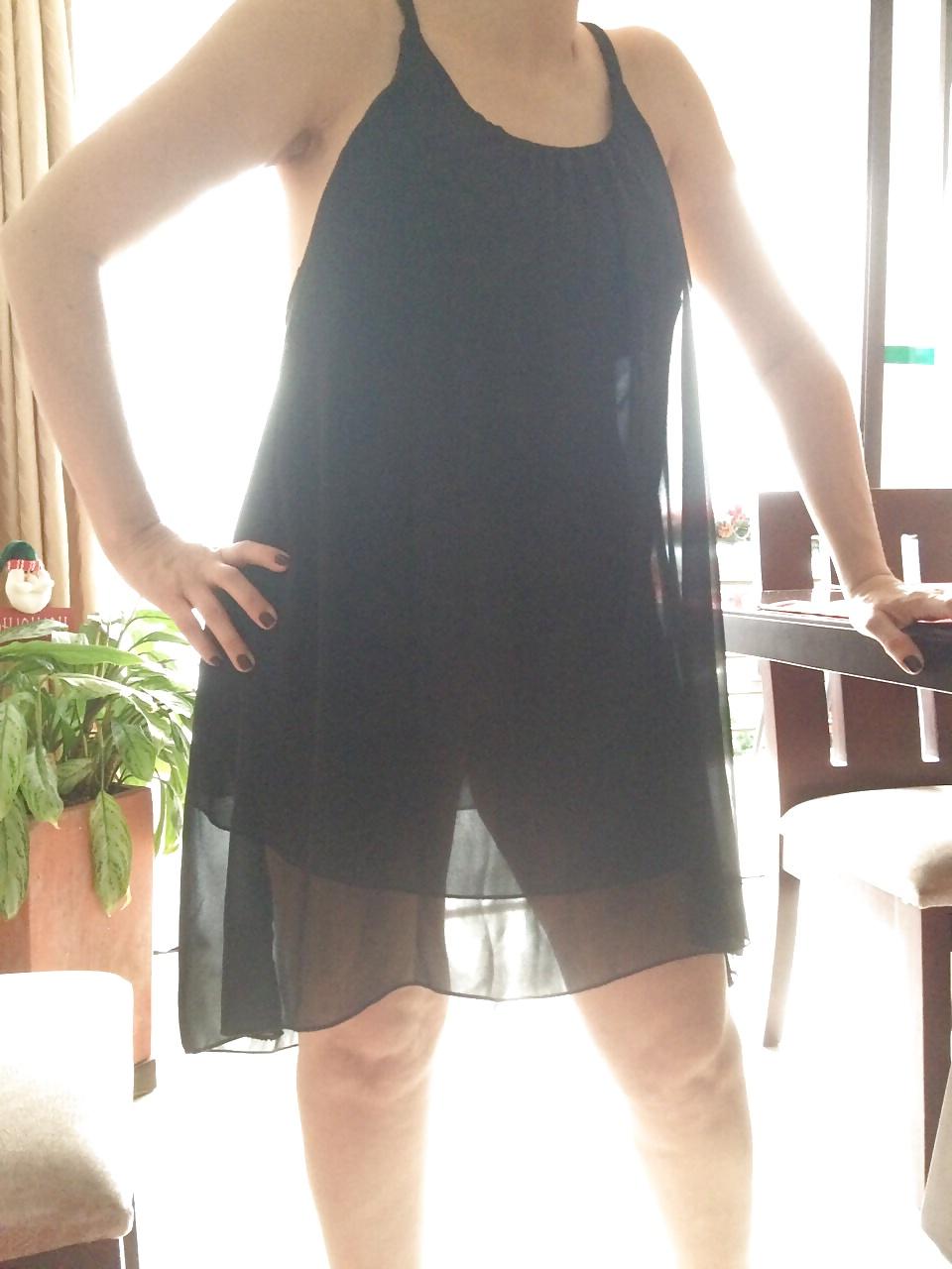 17P My wife in black dress