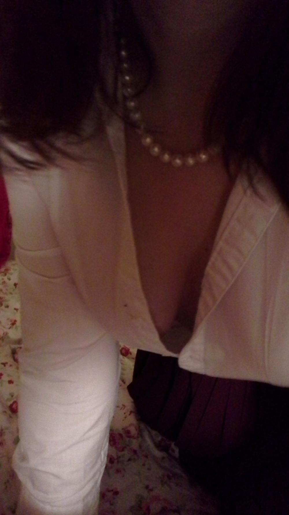 14P Nymph in gym slip and stockings