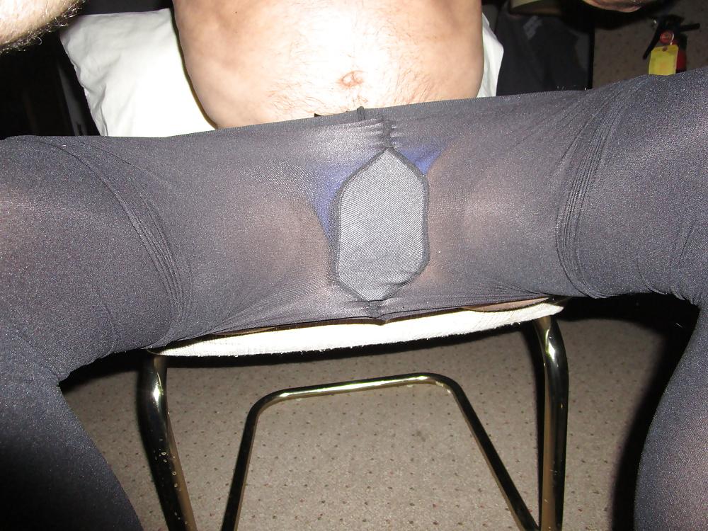 24P Black Tights and Fishnet