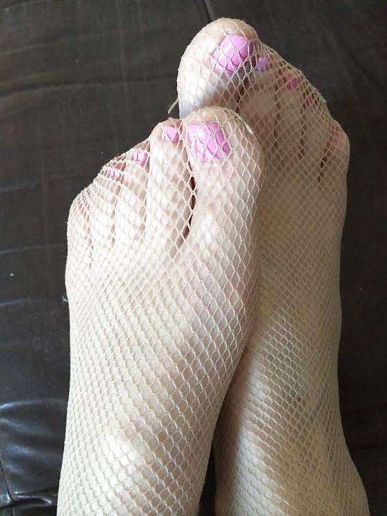 10P Colors of rainbow - pink $ fishnet