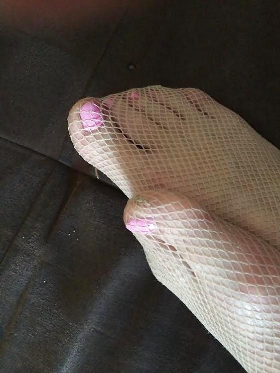 10P Colors of rainbow - pink $ fishnet