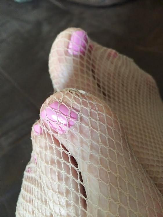 10P Colors of rainbow - pink $ fishnet