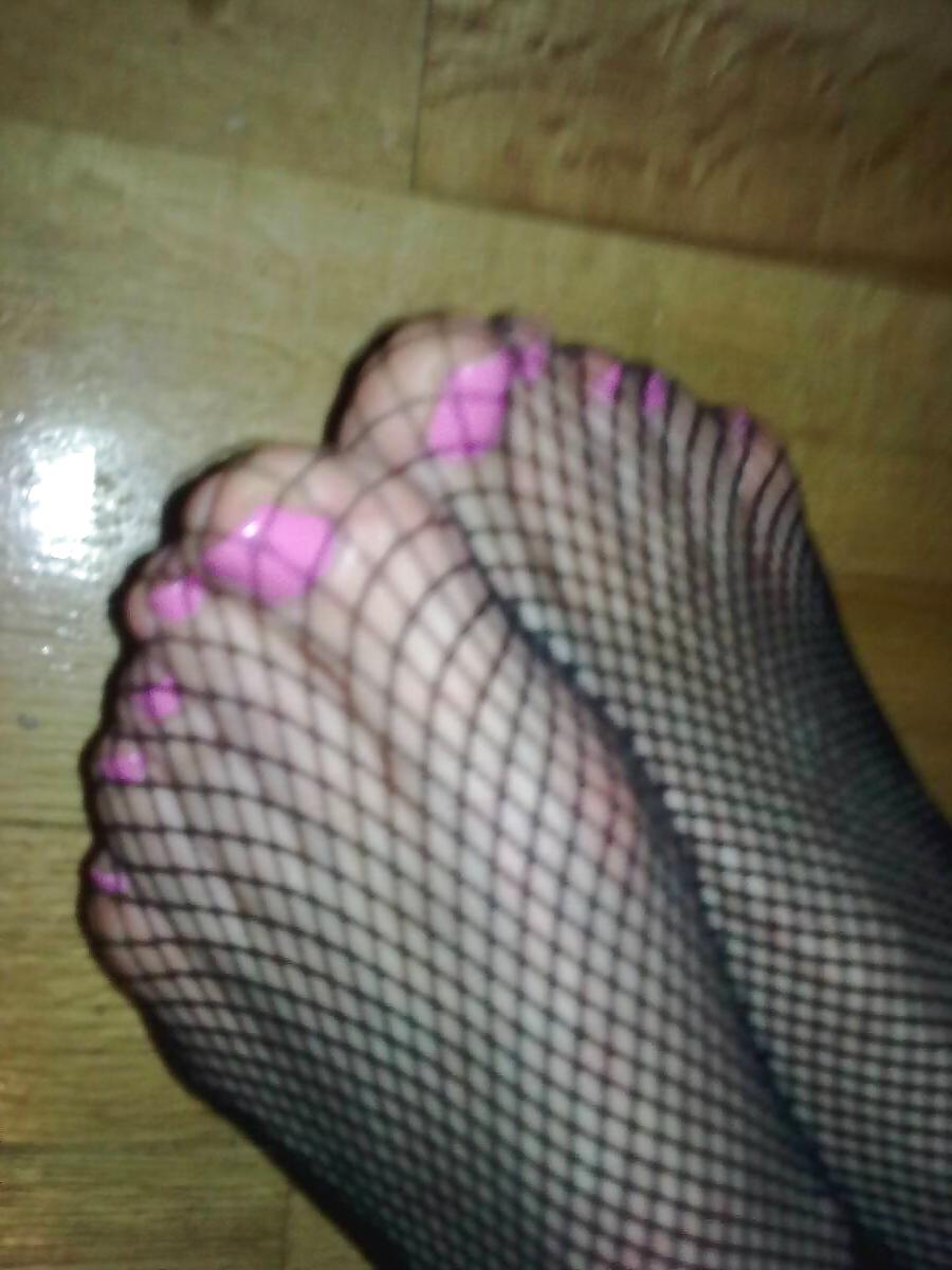 10P Colors of rainbow - pink $ fishnet