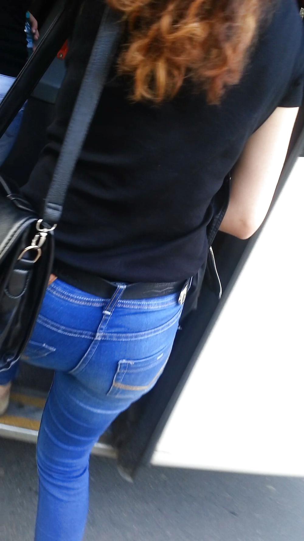 25P Spy sexy women old + young ass in bus and tram romanian