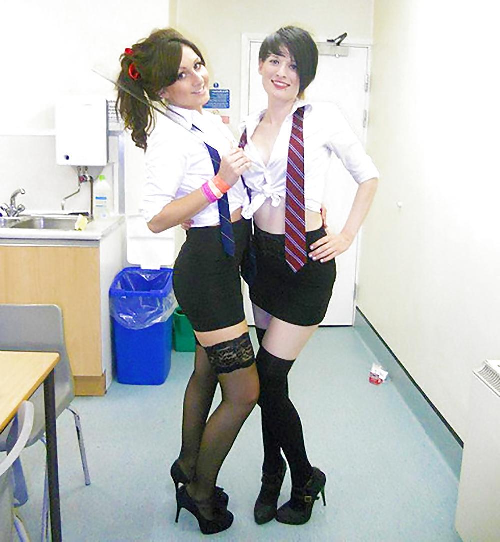 25P Horny girls in nylons CXXXII