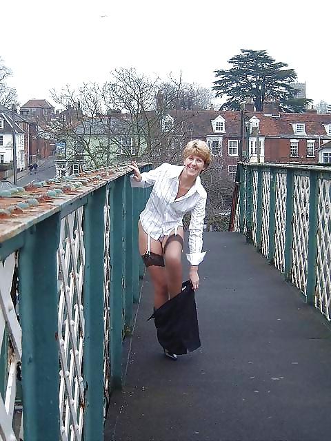 25P White panties 5:Lovely mature Sara.