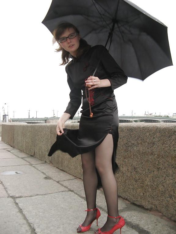 25P Nylon upskirt - STREET VIEW 11